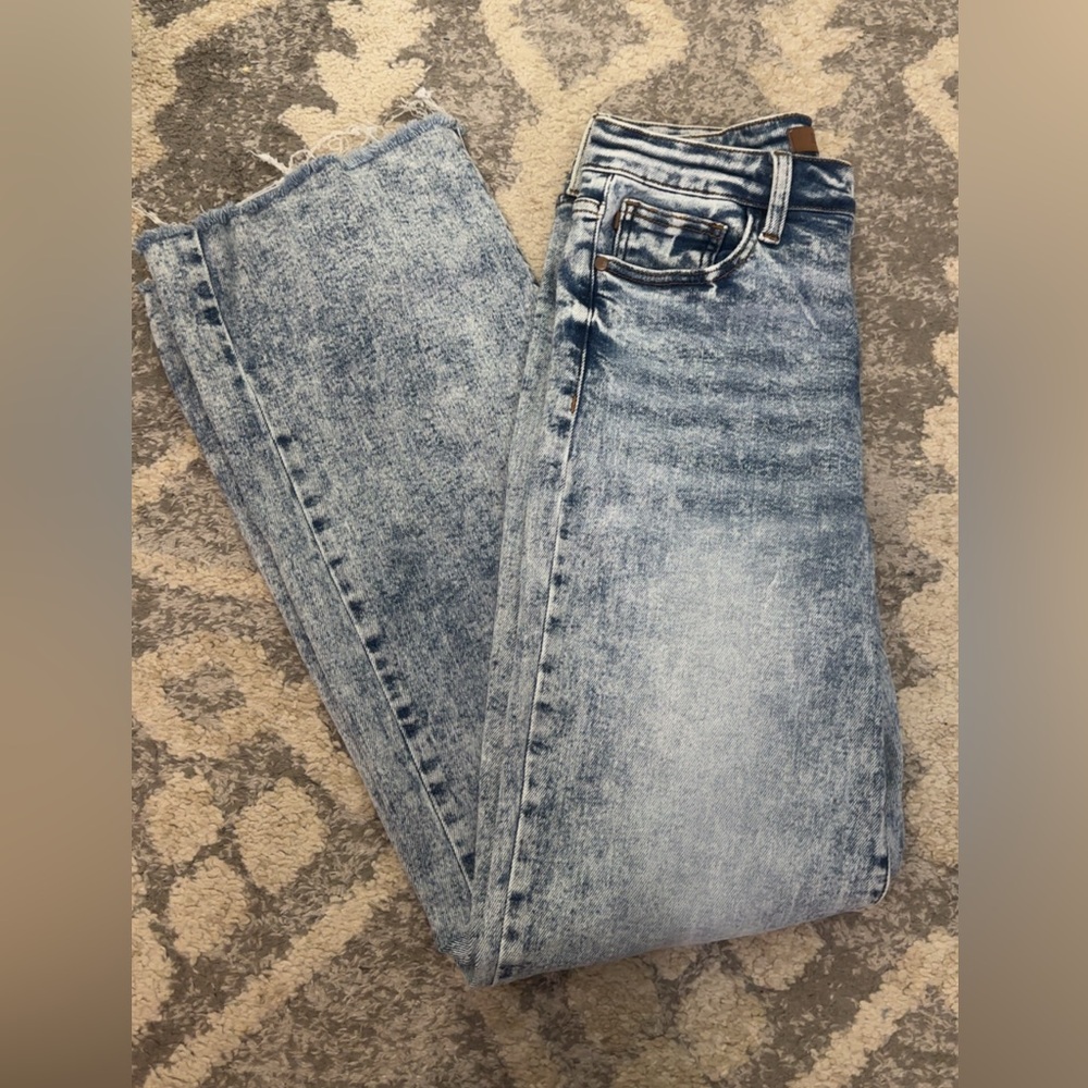 Judy Blue Women’s High Waist Wide Leg Jeans - Picture 3 of 5